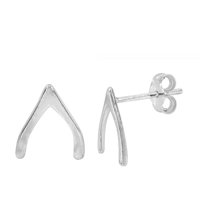 THISTLEMOON - WISHBONE Stud Earrings