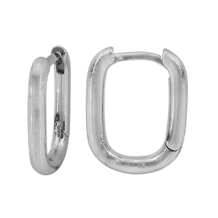 THISTLEMOON - RECTANGLE Huggie Earrings