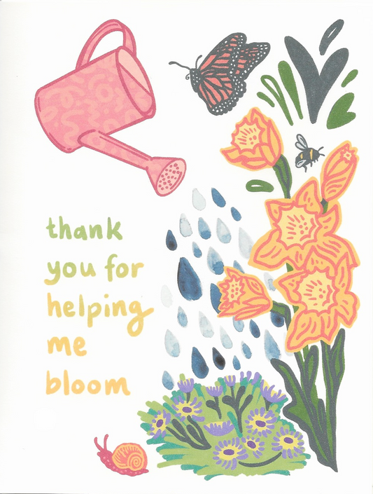 Ella Mollie - THANK YOU FOR HELPING ME BLOOM Card