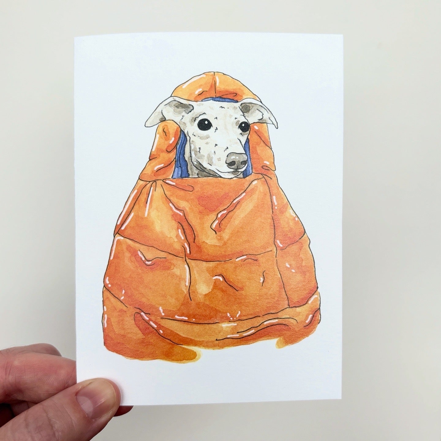 Critter Co. - SLEEPING BAG HOUND Card
