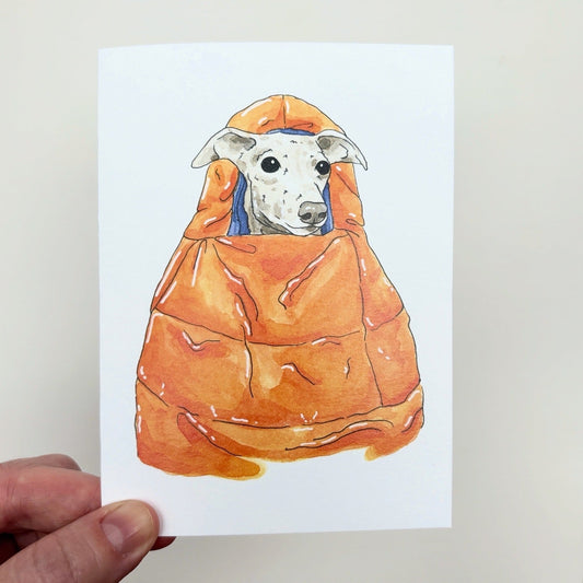 Critter Co. - SLEEPING BAG HOUND Card