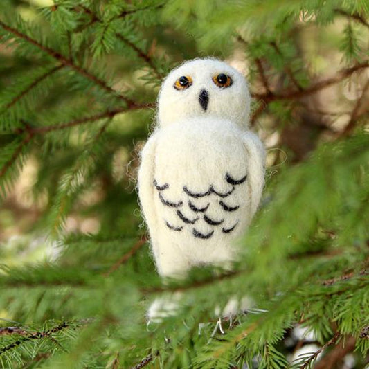 Lunenburg Makery - SNOWY OWL Needle Felting Kit