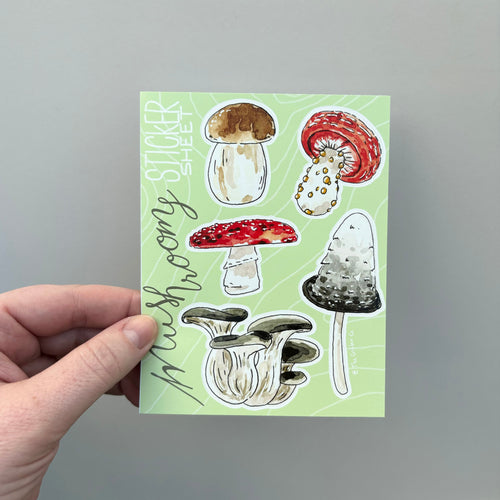 Critter Co. - MUSHROOM Sticker Sheet