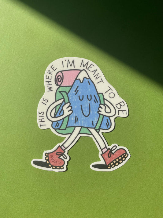 Away Designs - MOUNTAINEER Sticker