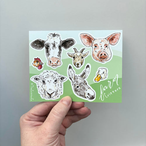 Critter Co. - FARM CRITTERS Sticker Sheet
