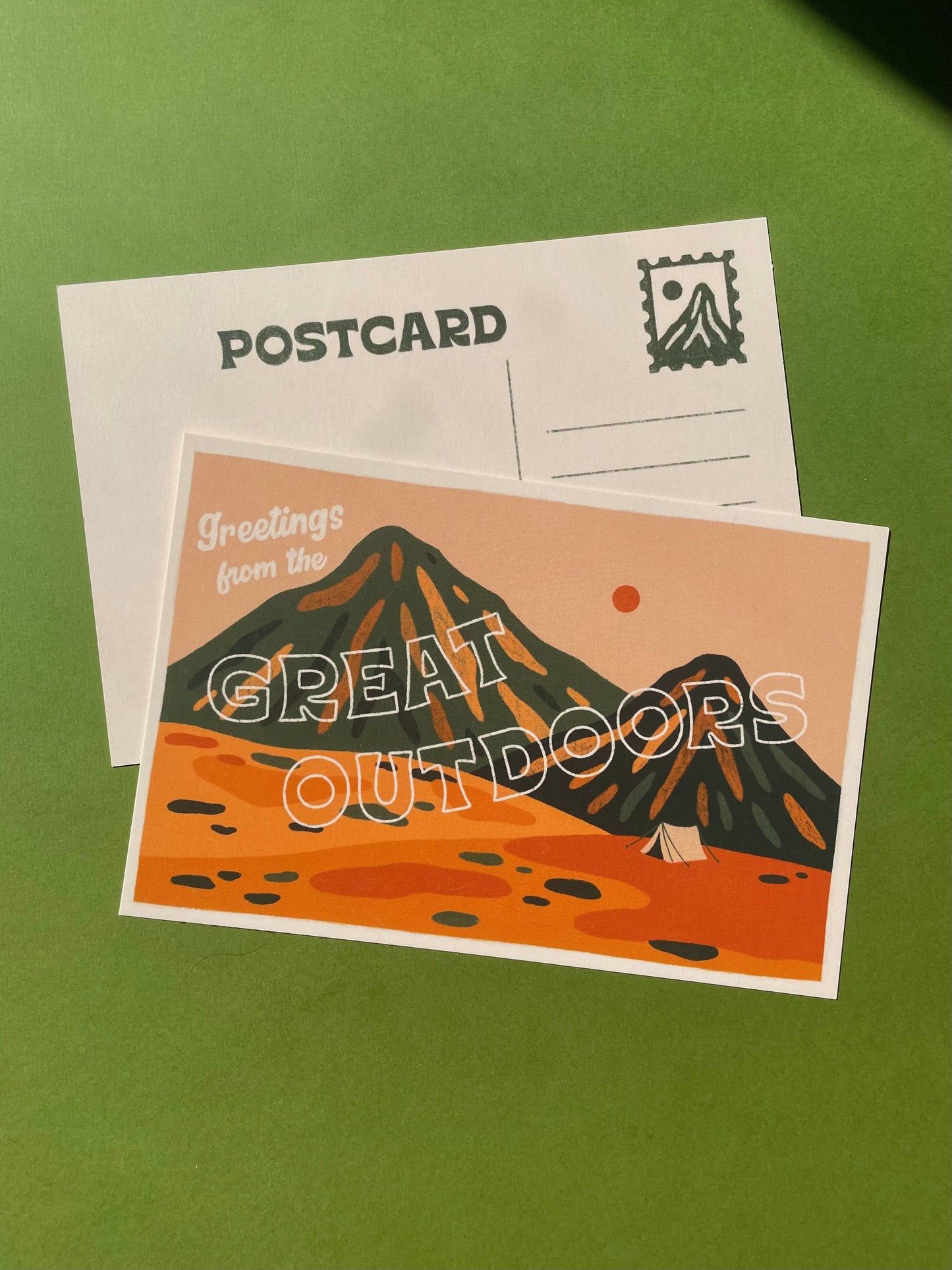 Away Designs - GREAT OUTDOORS Postcard