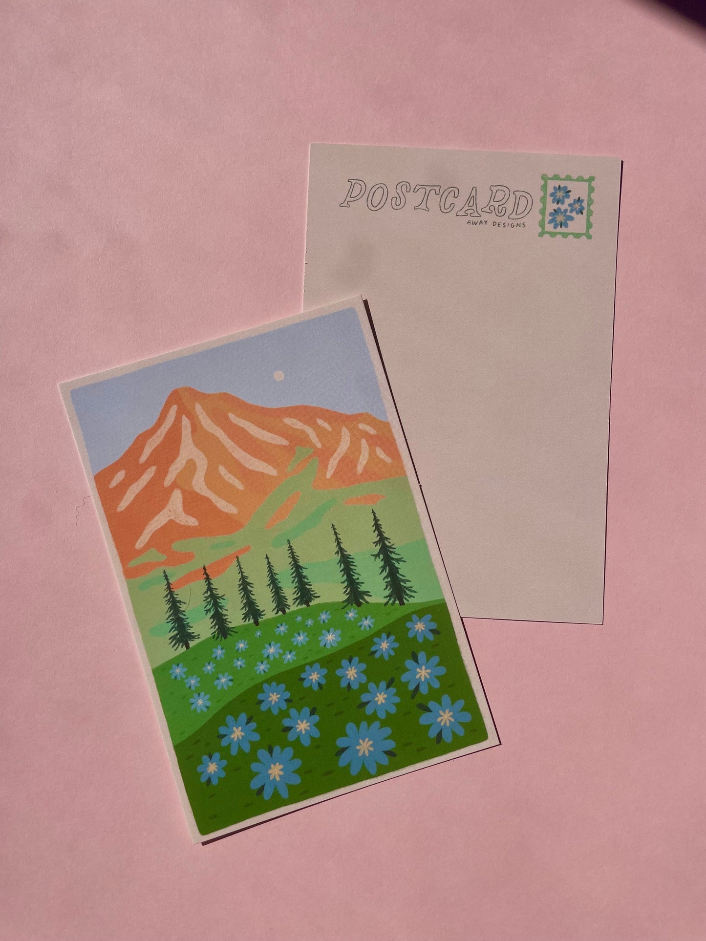 Away Designs - MOONLIGHT Postcard