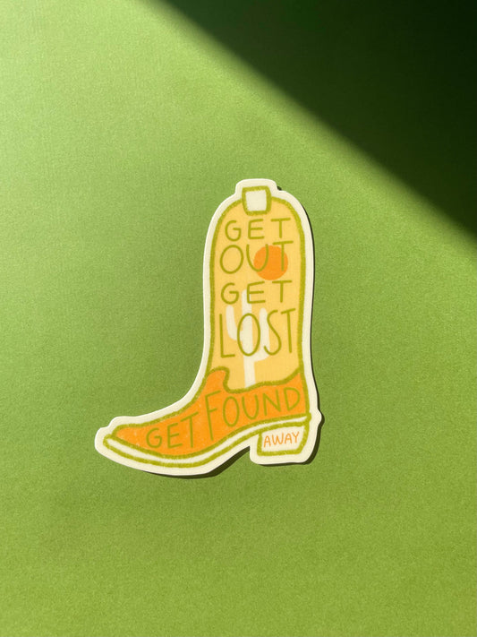 Away Designs - BOOT Sticker