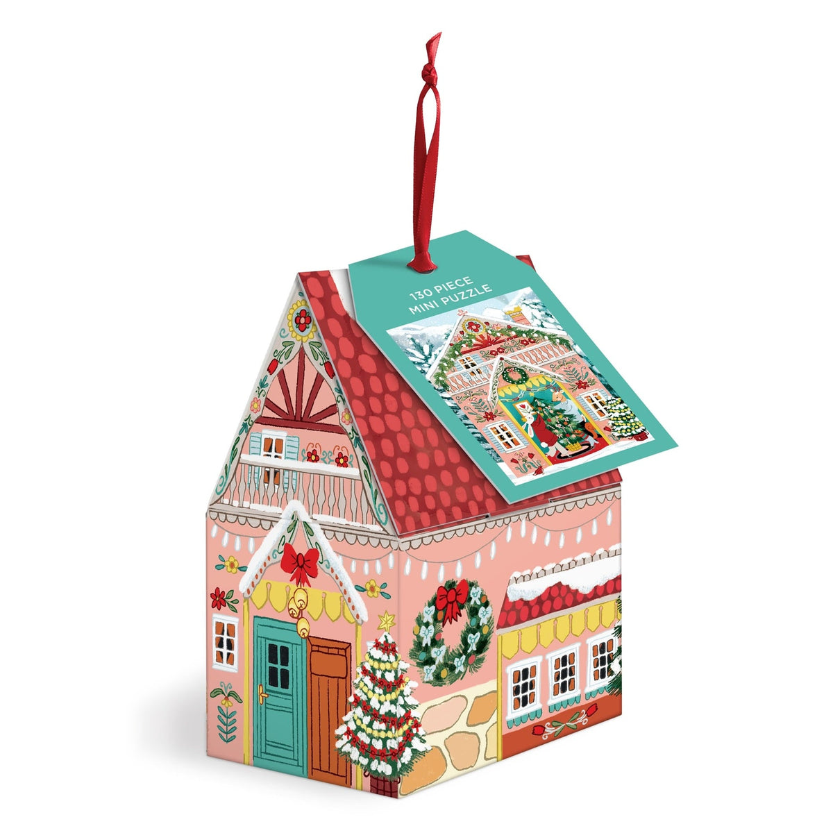 Galison - SWISS CHALET Puzzle Ornament (130pc)