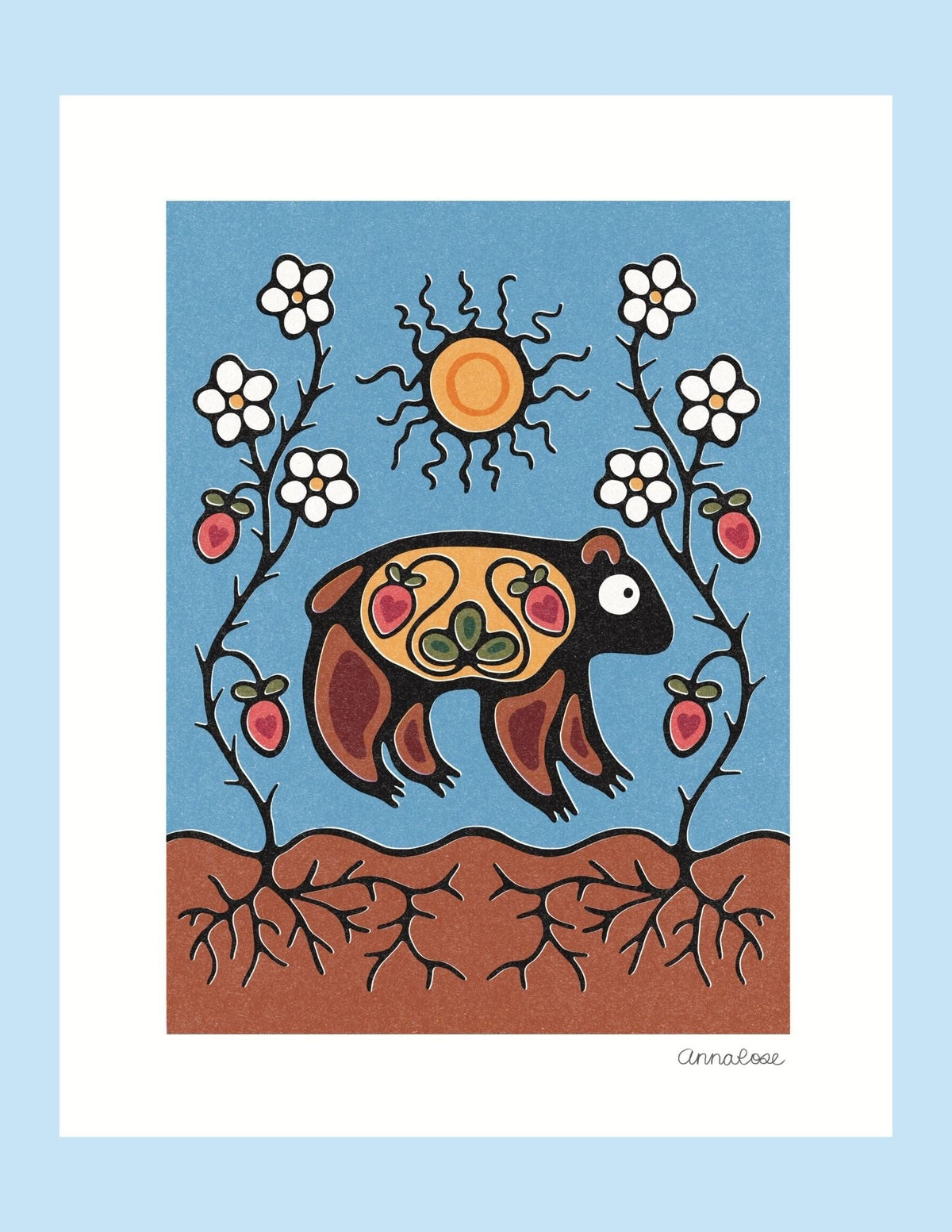 Anna Rose Artwork - Makwa Print