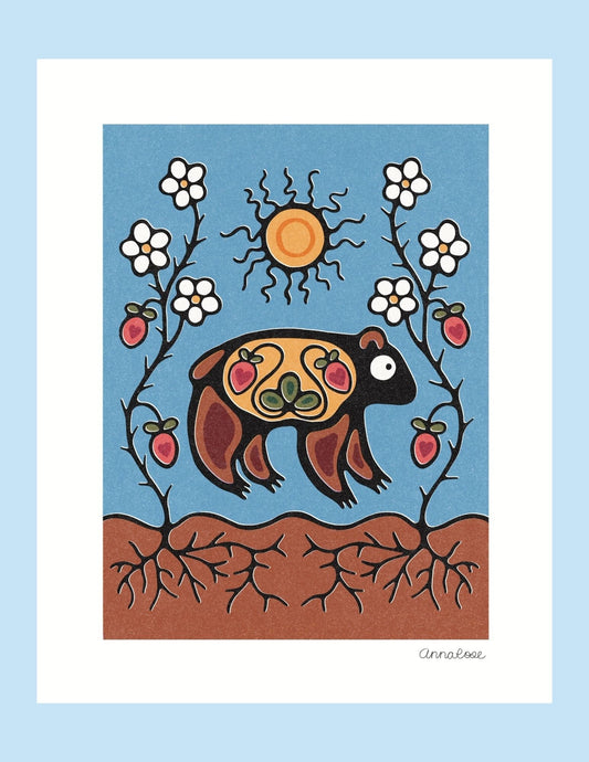 Anna Rose Artwork - Makwa Print