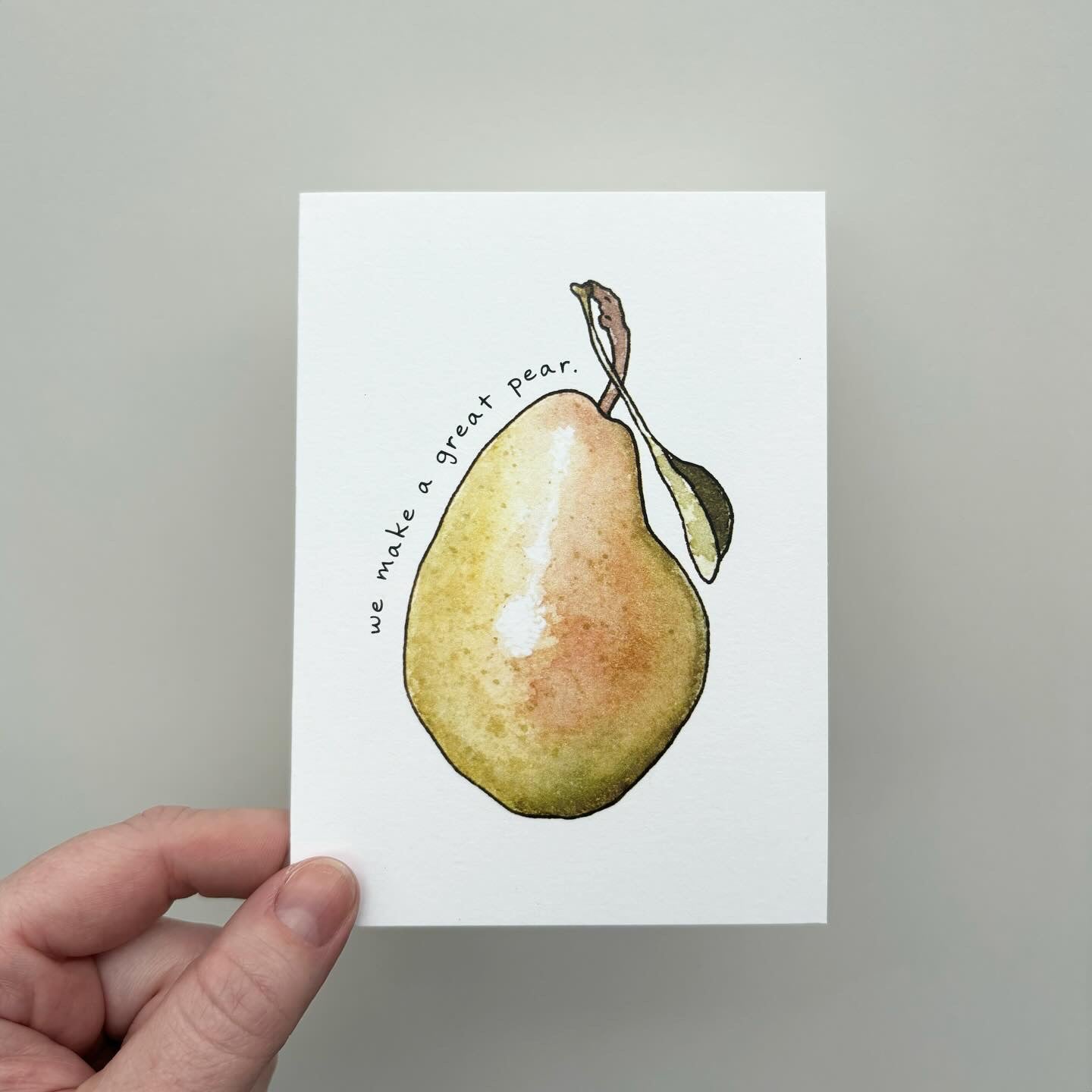 Critter Co. - WE MAKE A GREAT PEAR Card