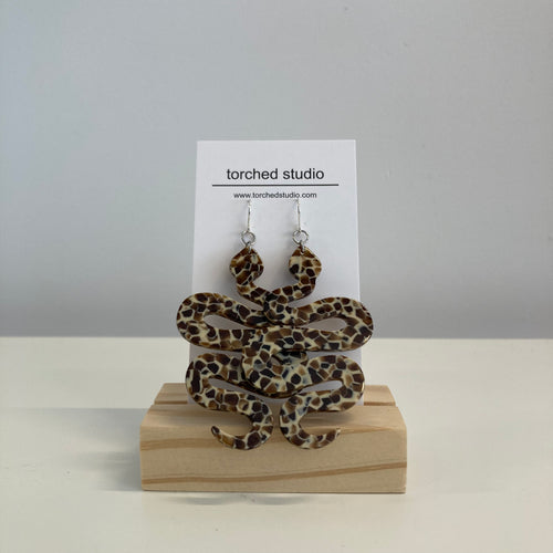 Torched Studio - Acetate Rattlers Earrings