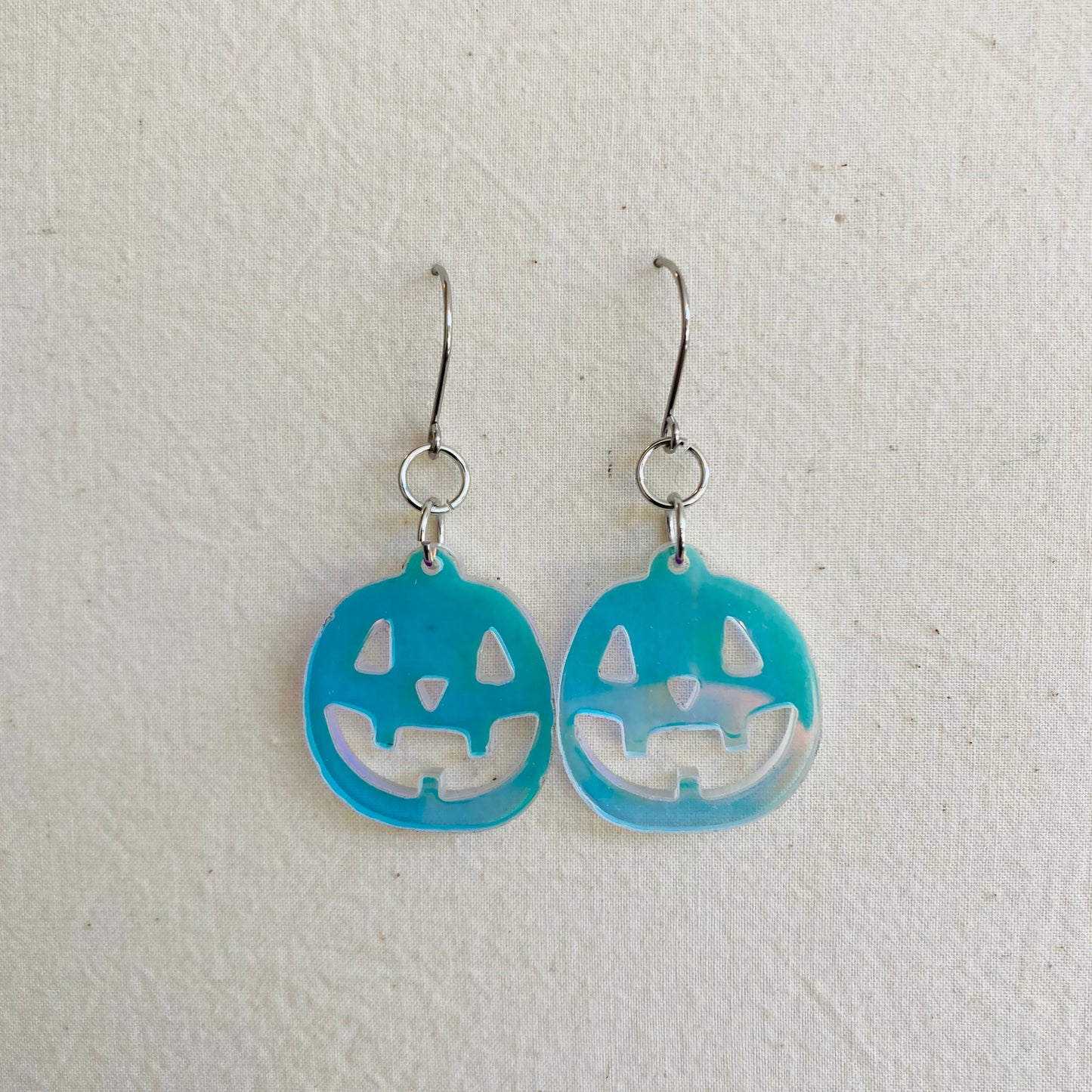Watson & Lou - JACK O' LANTERN Acrylic Earrings (Short)