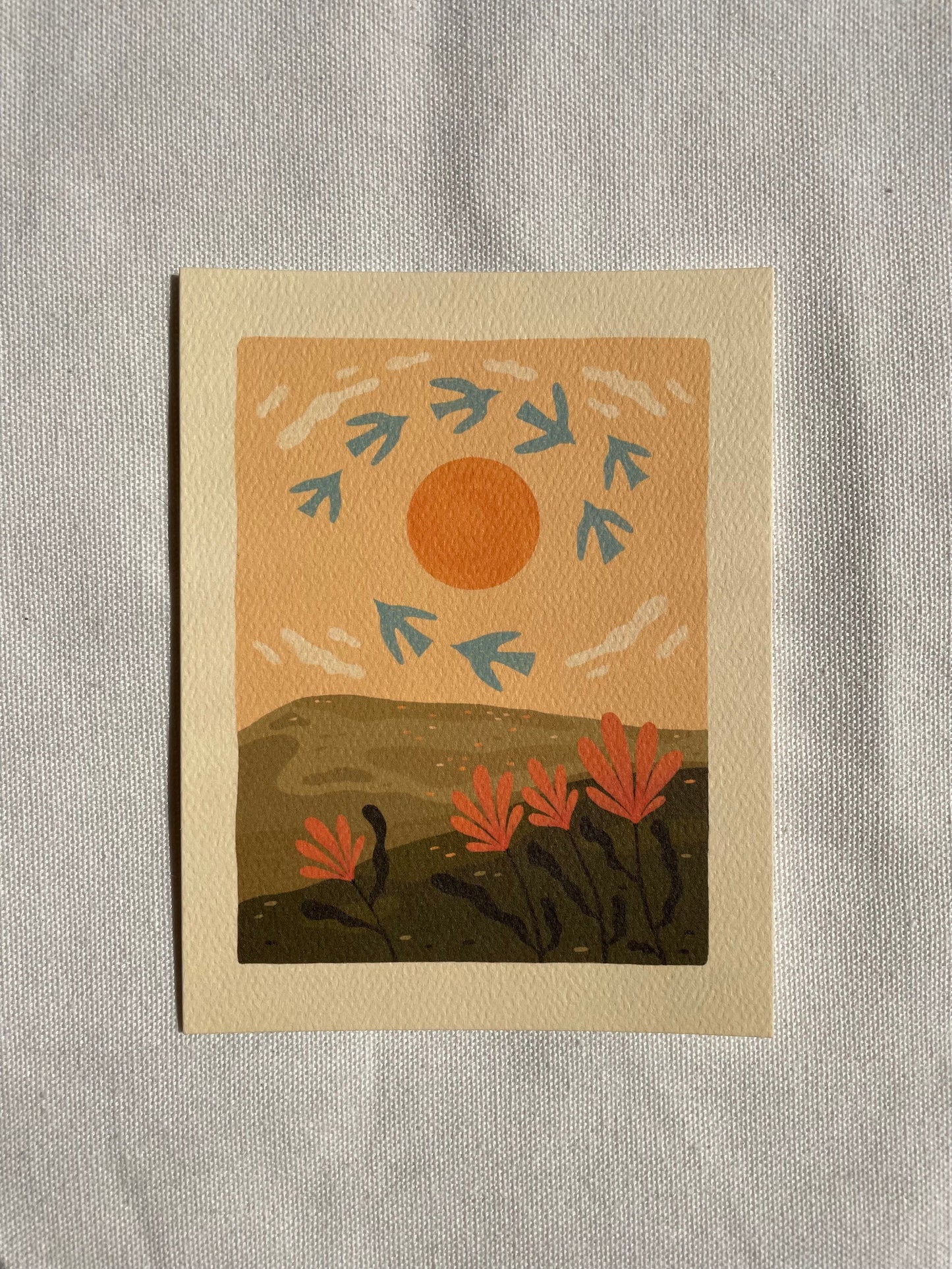 Away Designs - DANCING WITH THE SUN Art Print
