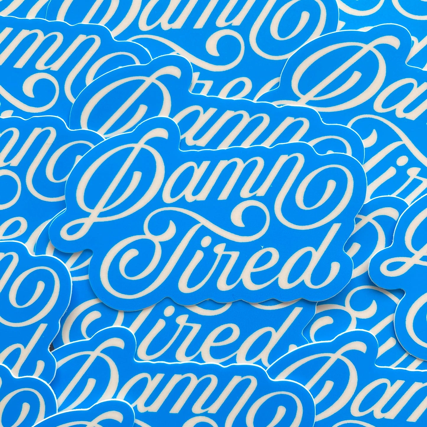 KÜKOO - DAMN TIRED Sticker