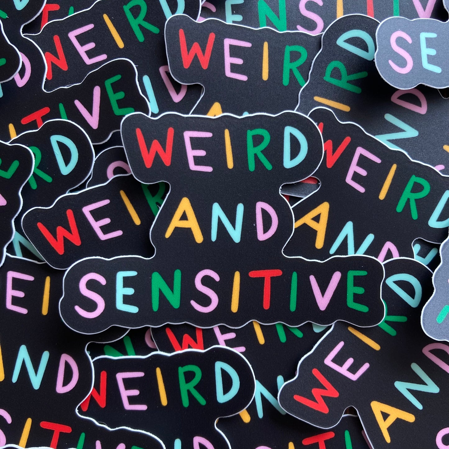 KÜKOO - WEIRD AND SENSITIVE Sticker