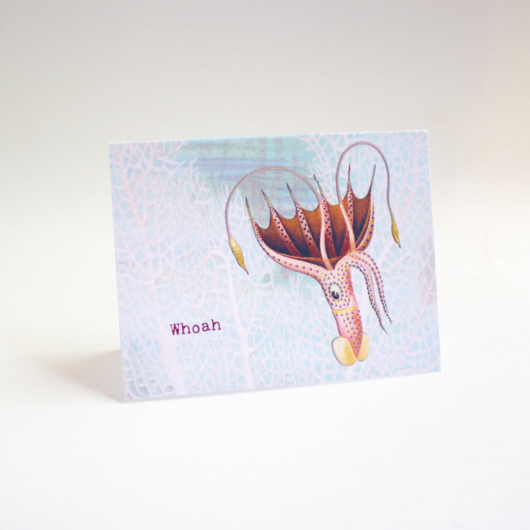 whoah -squid card