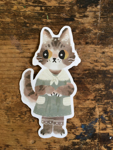 Kristen Cooper - TABBY CAT Sticker