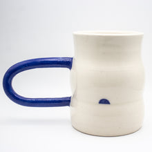 Abstract Blue Handle Mug