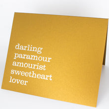 darling, paramour, amourist, sweetheart, lover