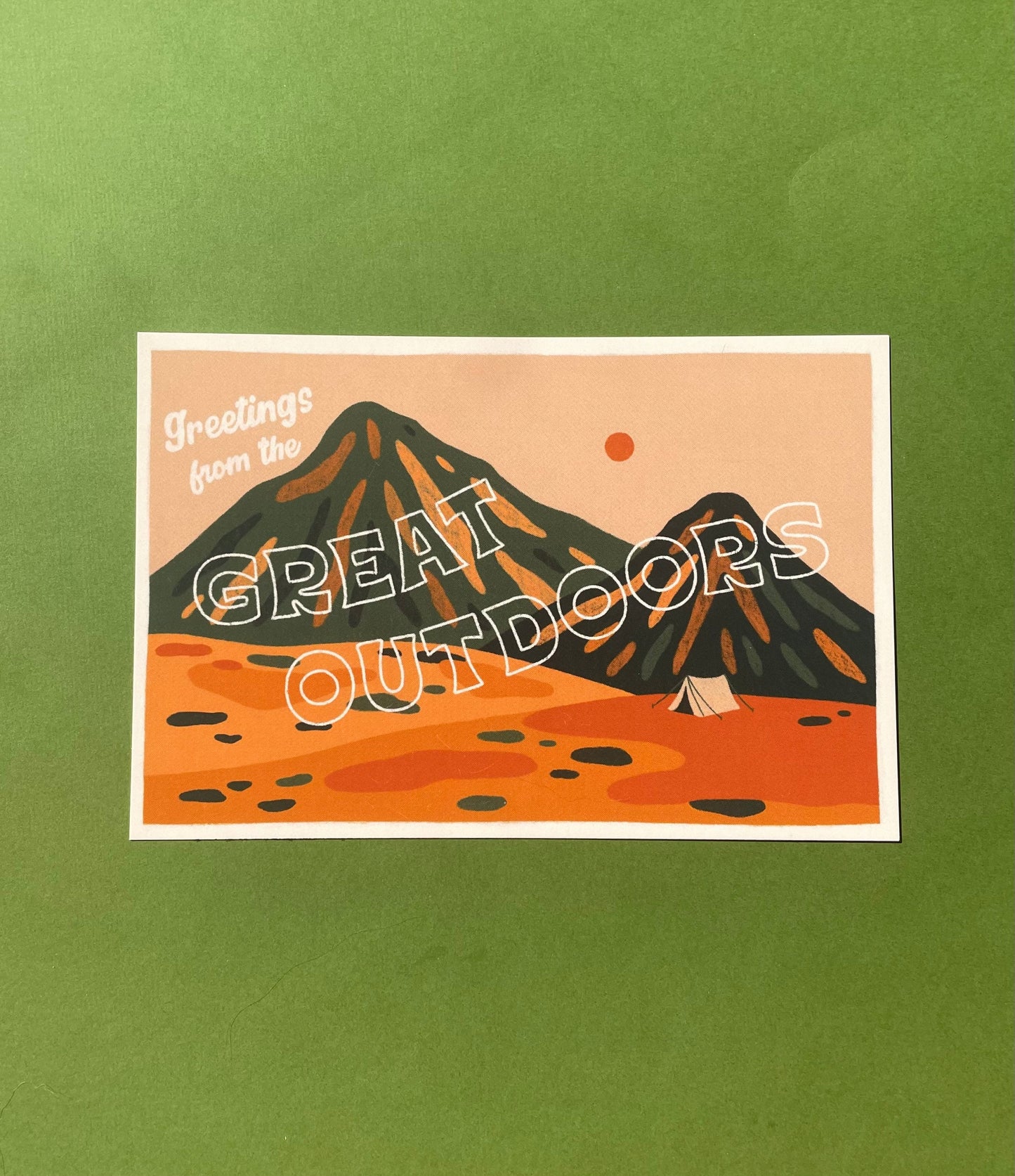 Away Designs - GREAT OUTDOORS Postcard