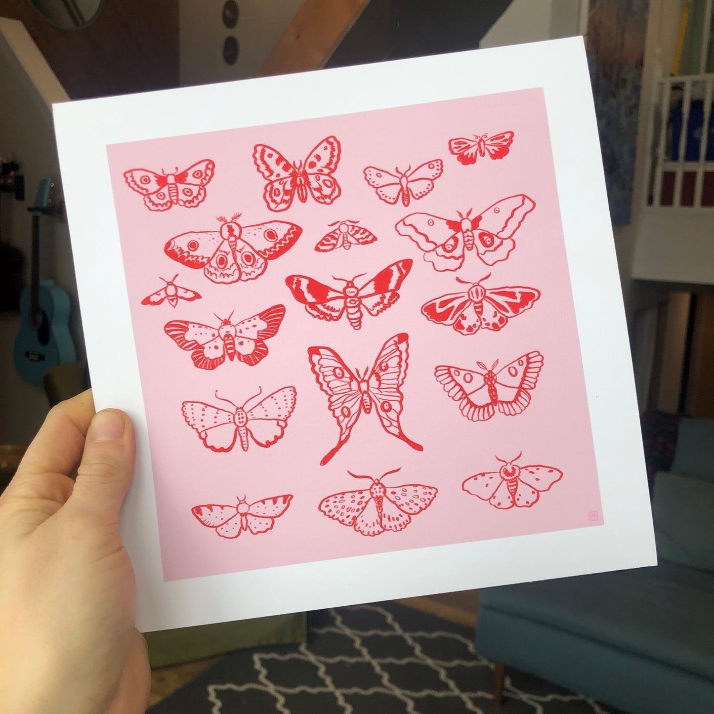 POORTHING - BUTTERFLIES Art Print