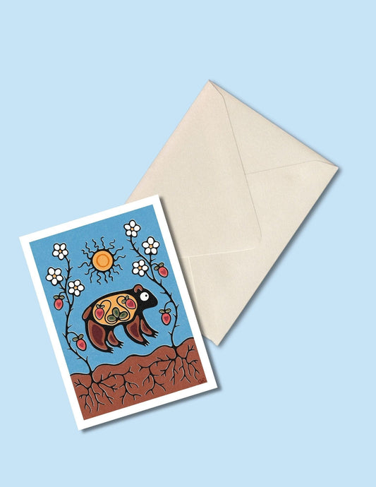 Anna Rose Artwork - Makwa Card