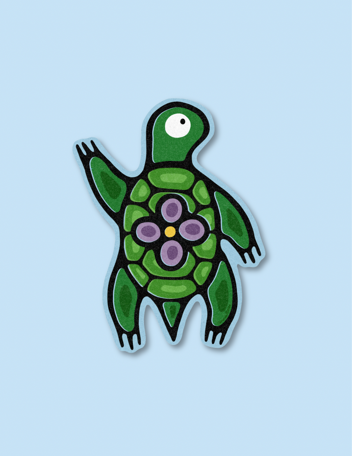 Anna Rose Artwork - Waabigwan Mikinaak Sticker