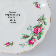 tapdancing Christ - decorative plate