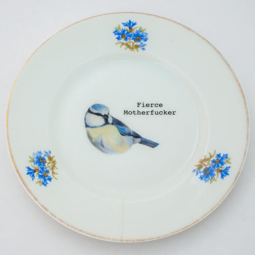 fierce motherfucker- decorative plate