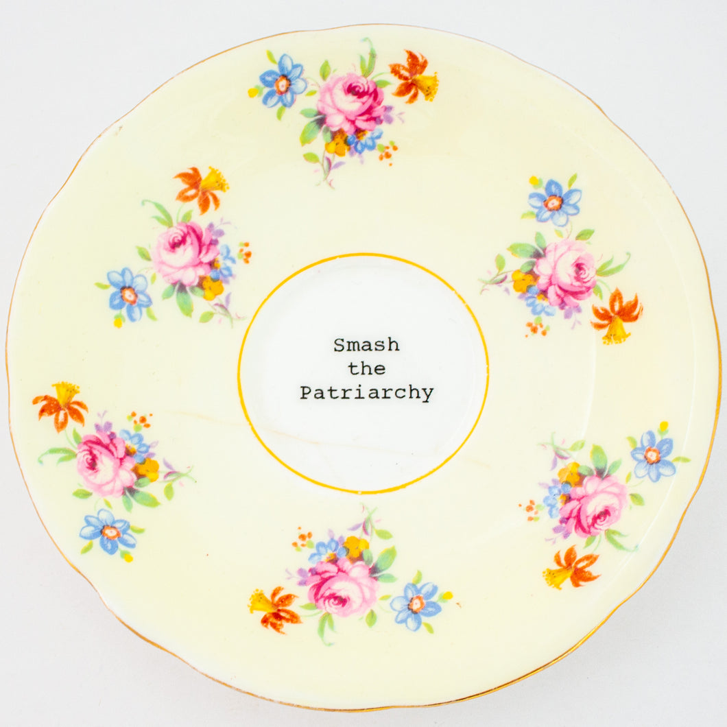 smash the patriarchy  - decorative plate