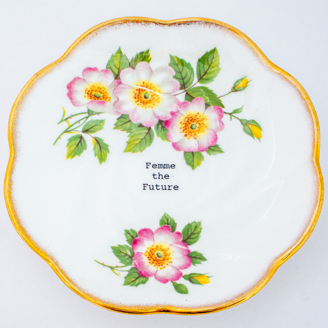 femme the future - decorative plate