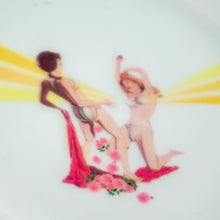 flying lesbians - decorative plate