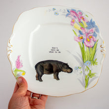 don't tell me what to do - decorative plate