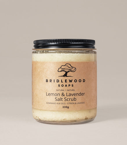 Bridlewood Soaps - Lemon & Lavender Body Salt Scrub