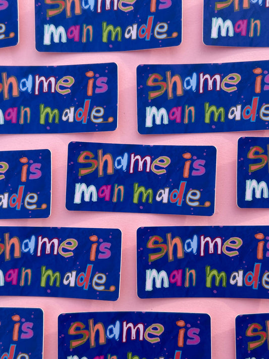 Rains Droplets - SHAME IS MAN MADE Sticker