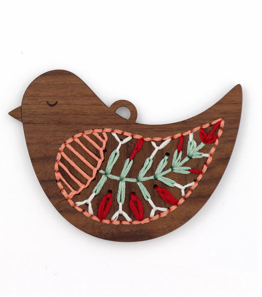 Kiriki Press - BIRD Stitched Ornament Kit