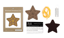 Kiriki Press - GINGERBREAD STAR Stitched Ornament Kit