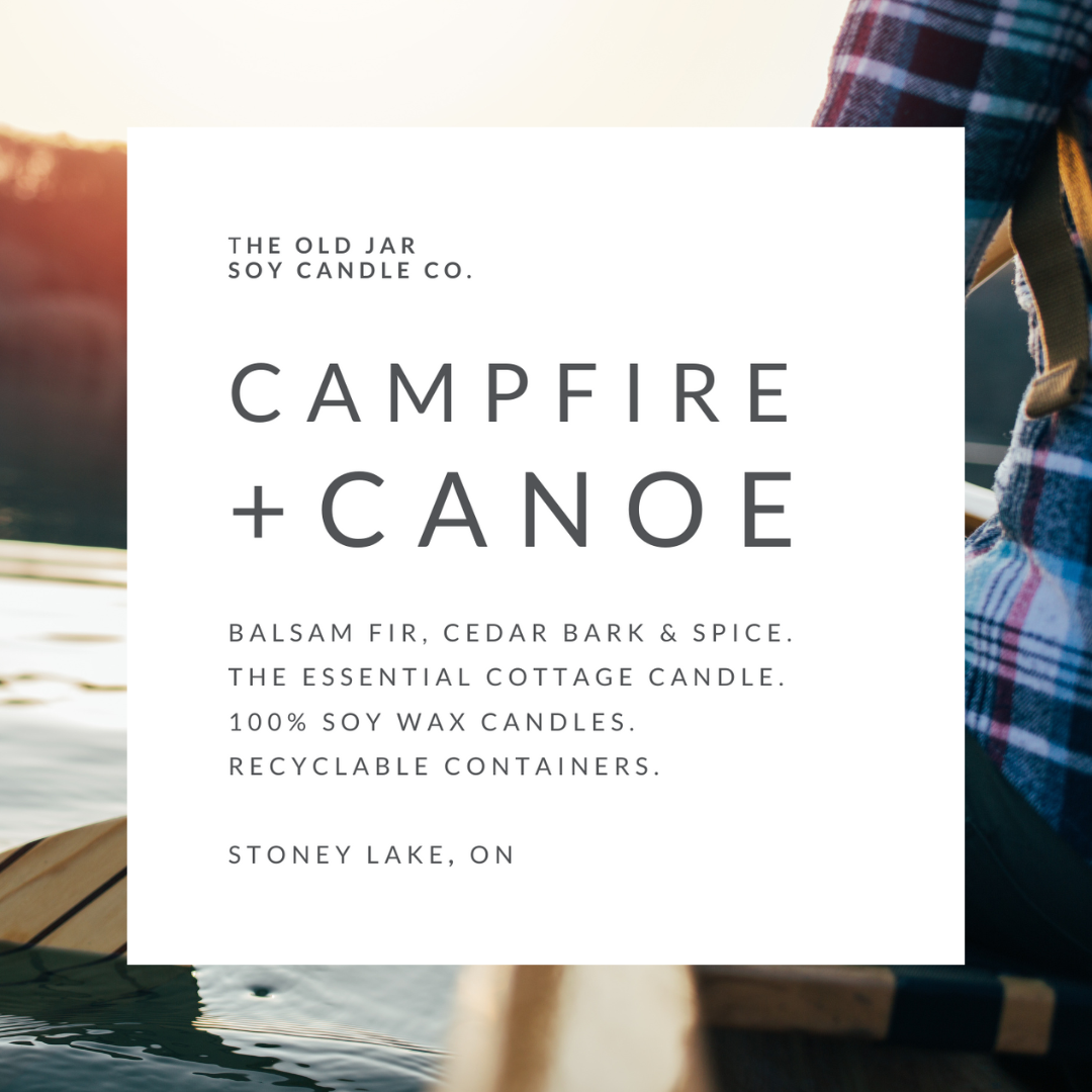 Old Jar Candle Co. - CAMPFIRE + CANOE Soy Candle