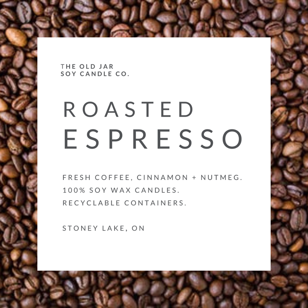 Old Jar Candle Co. - ROASTED ESPRESSO Soy Candle