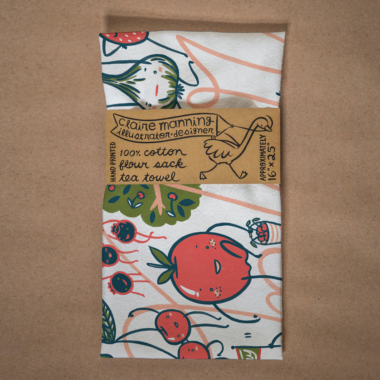 Claire Manning - ONTARIO Flour Sack Tea Towel