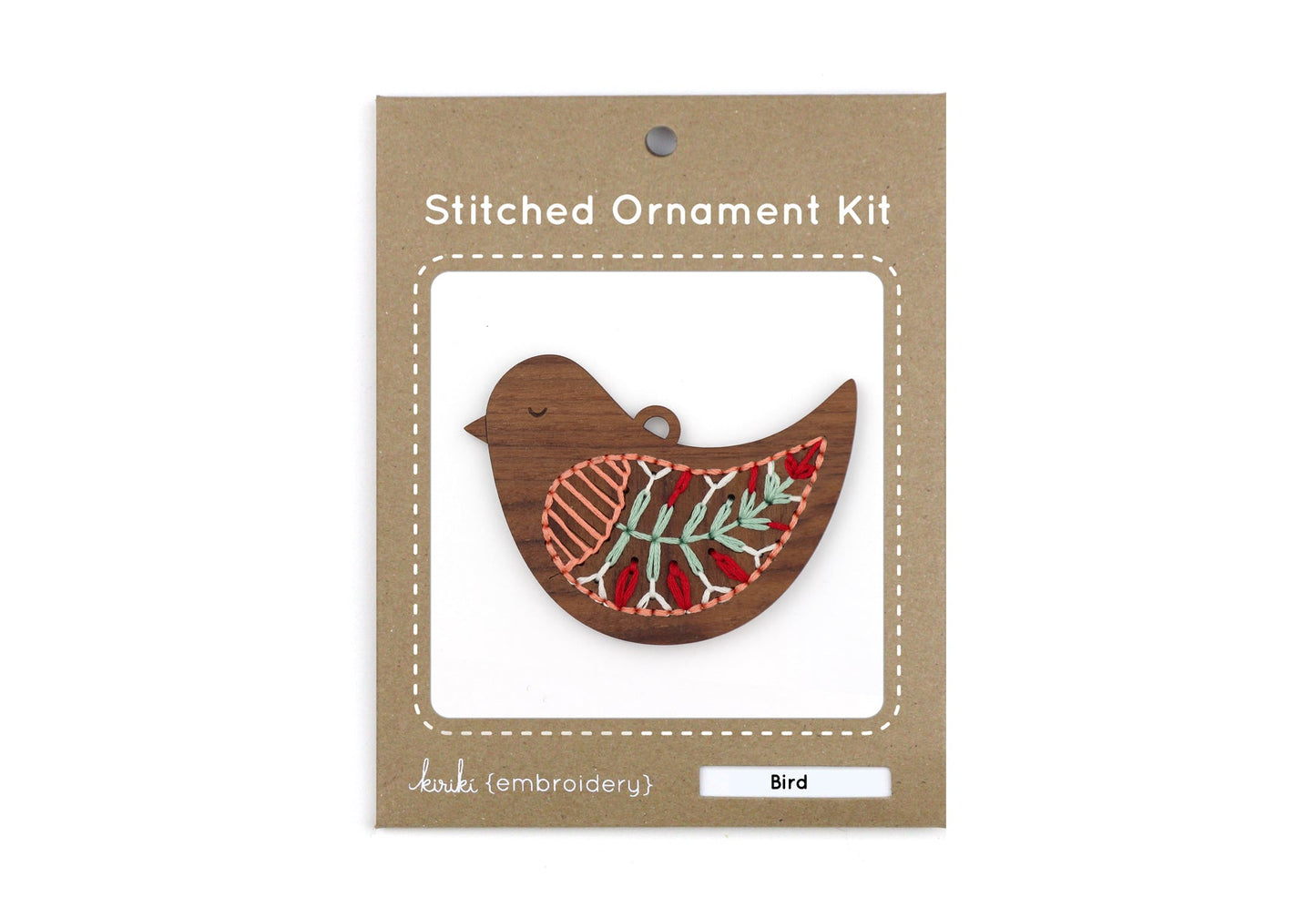 Kiriki Press - BIRD Stitched Ornament Kit