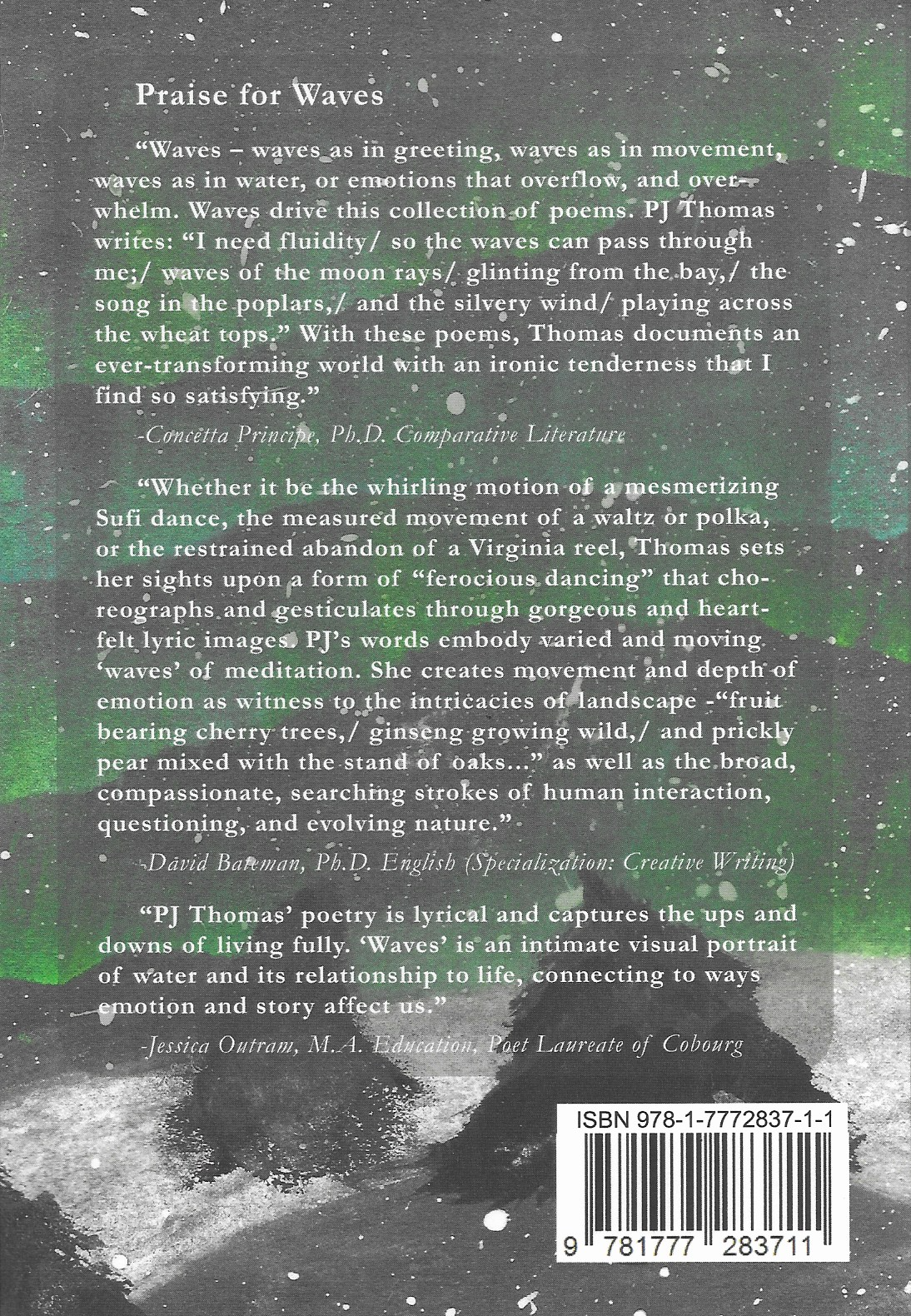 PJ Thomas - "Waves" Book of Poetry