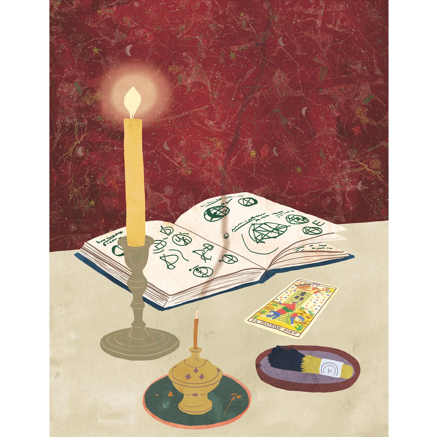 Annick Gaudreault - SORCIÉRE Art Print