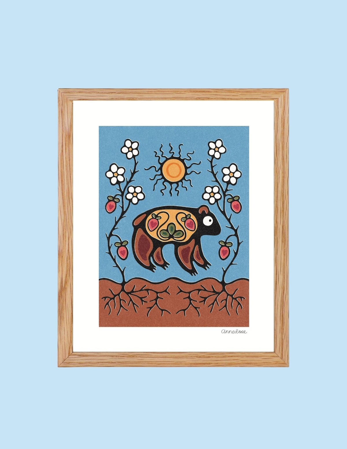 Anna Rose Artwork - Makwa Print