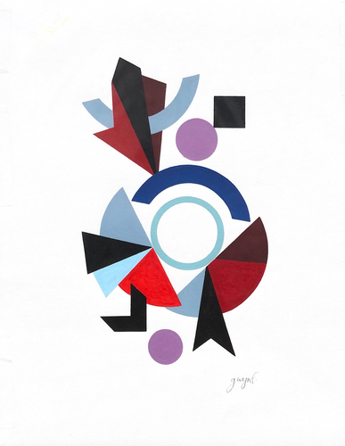 Gwyneth Fischer - Large Geometric Original Painting (#115)