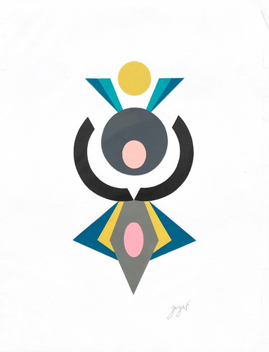 Gwyneth Fischer - Large Geometric Original Painting (#111)