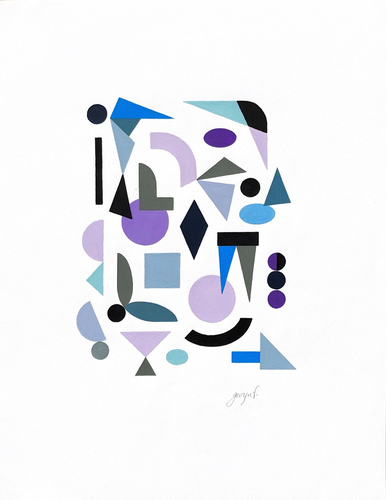 Gwyneth Fischer - Large Geometric Original Painting (#101)