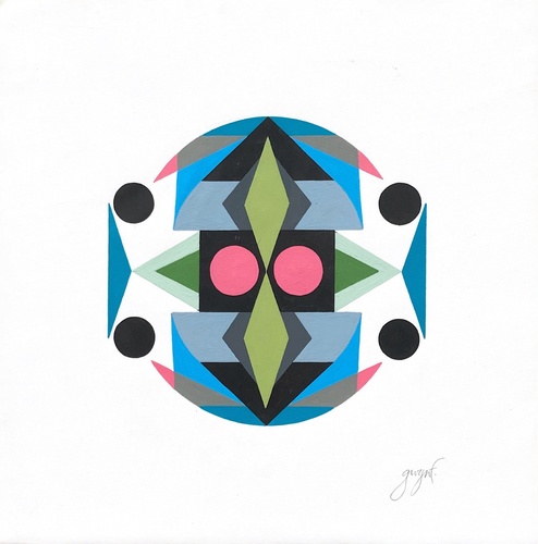 Gwyneth Fischer - Large Geometric Original Painting (#138)